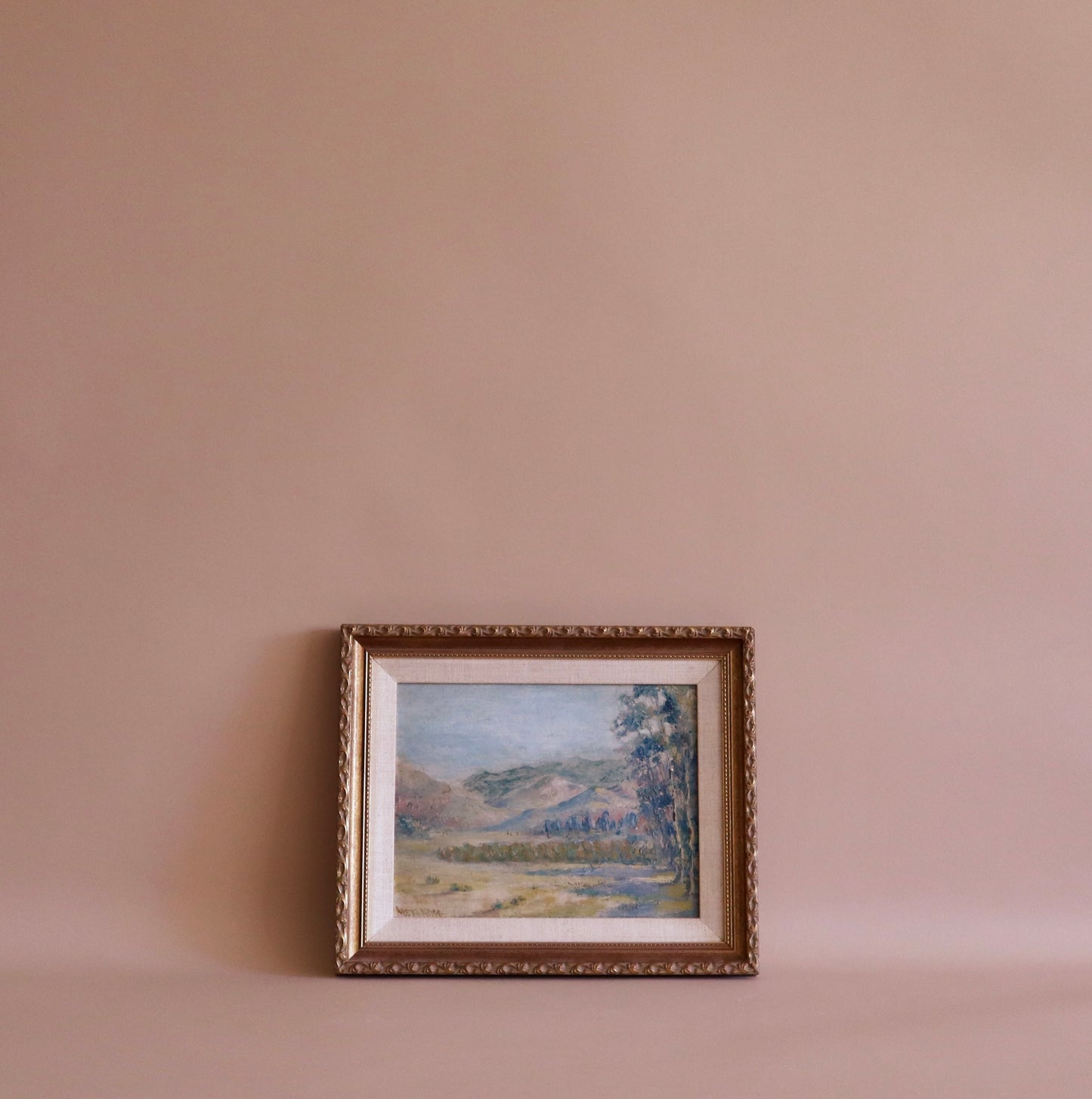 Vintage Oil Landscape Painting