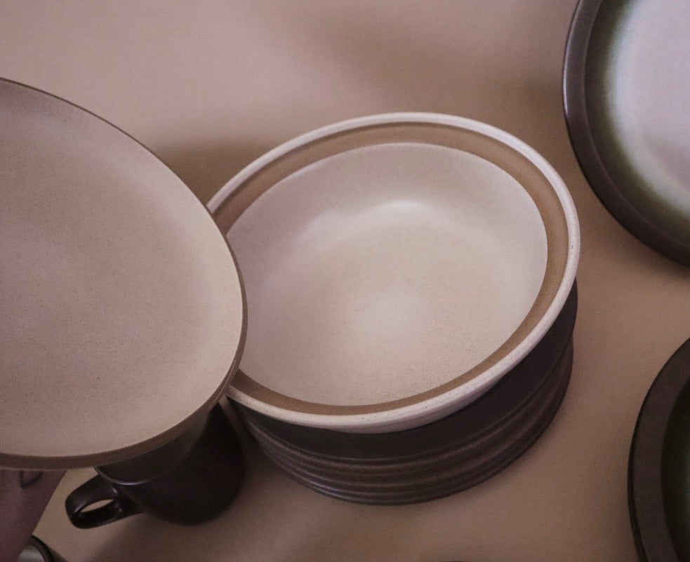 1950s Vintage Heath Ceramic Studio Dinnerware Set- 34 Pieces