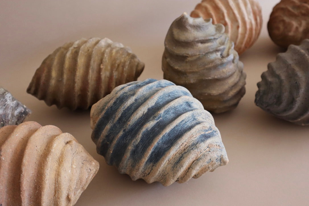 1960s Vintage Collection of 11 Clay Swirls