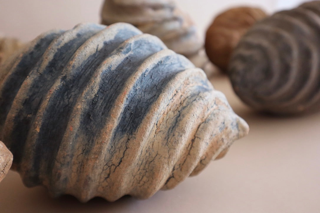 1960s Vintage Collection of 11 Clay Swirls