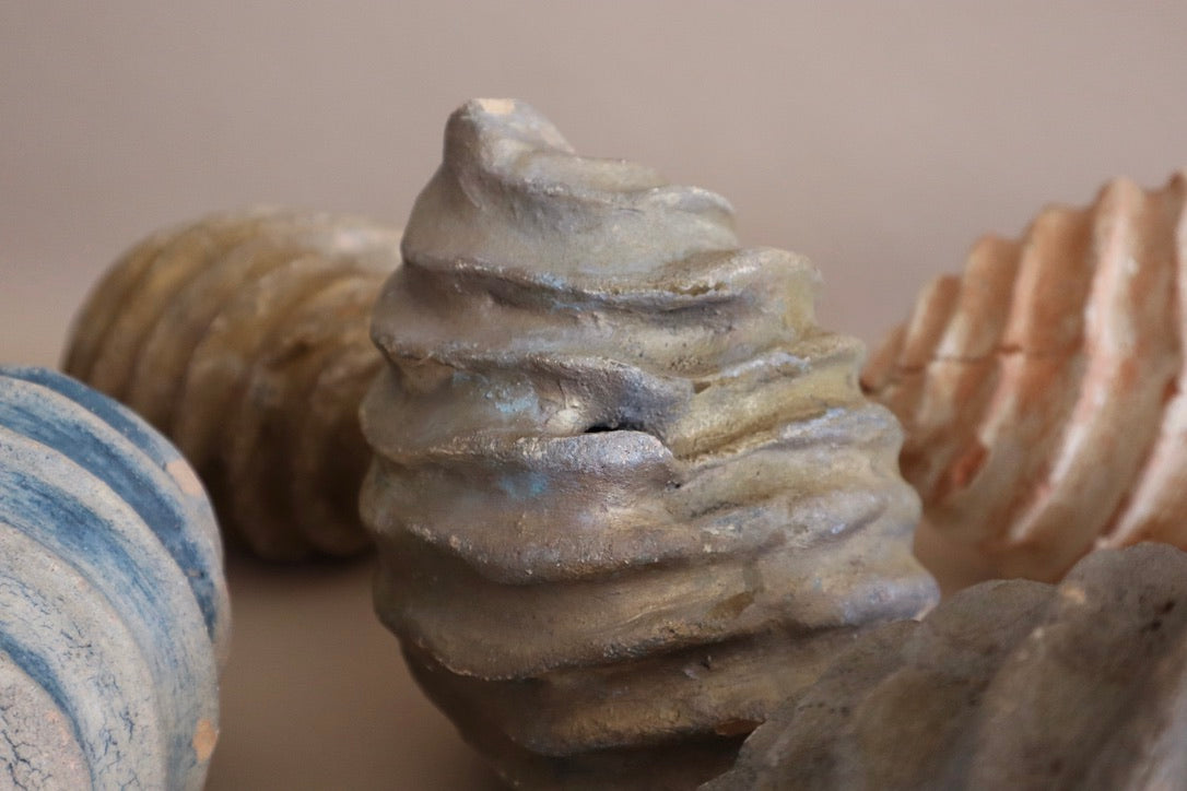 1960s Vintage Collection of 11 Clay Swirls