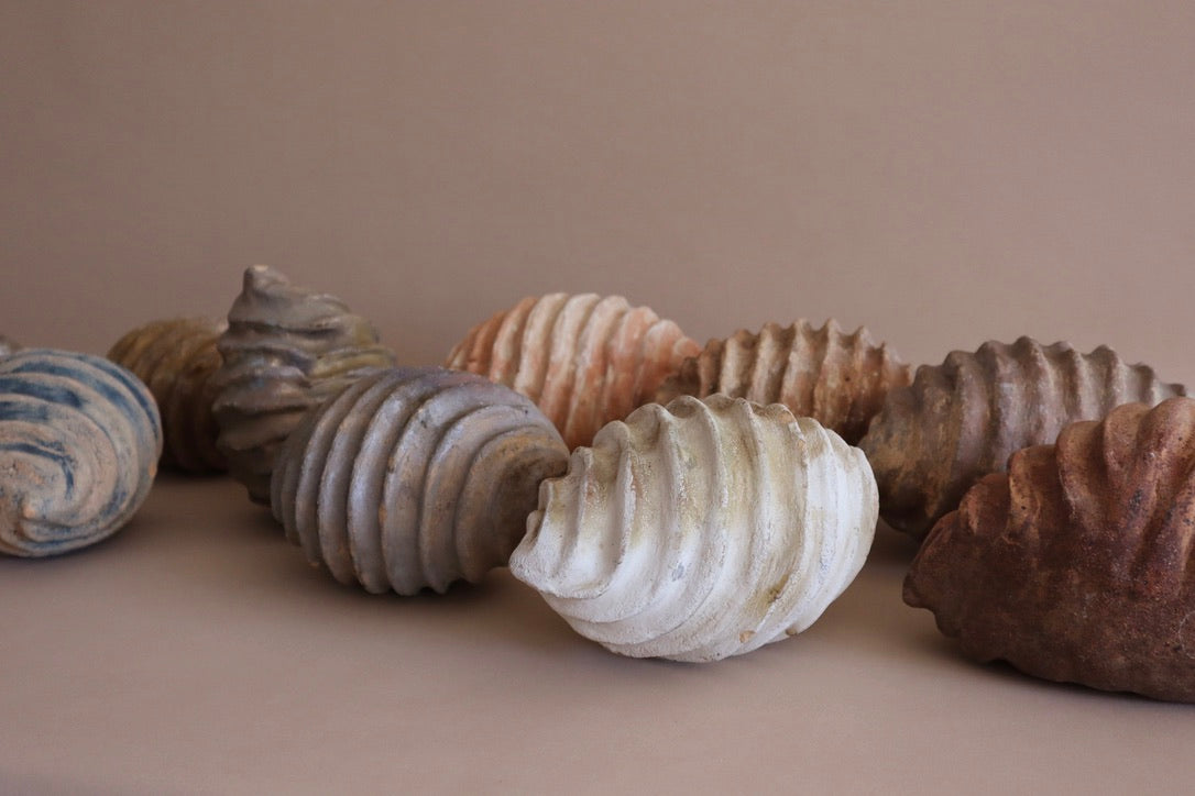 1960s Vintage Collection of 11 Clay Swirls