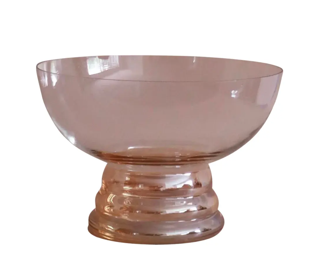 Orange Luster Glass Bowl