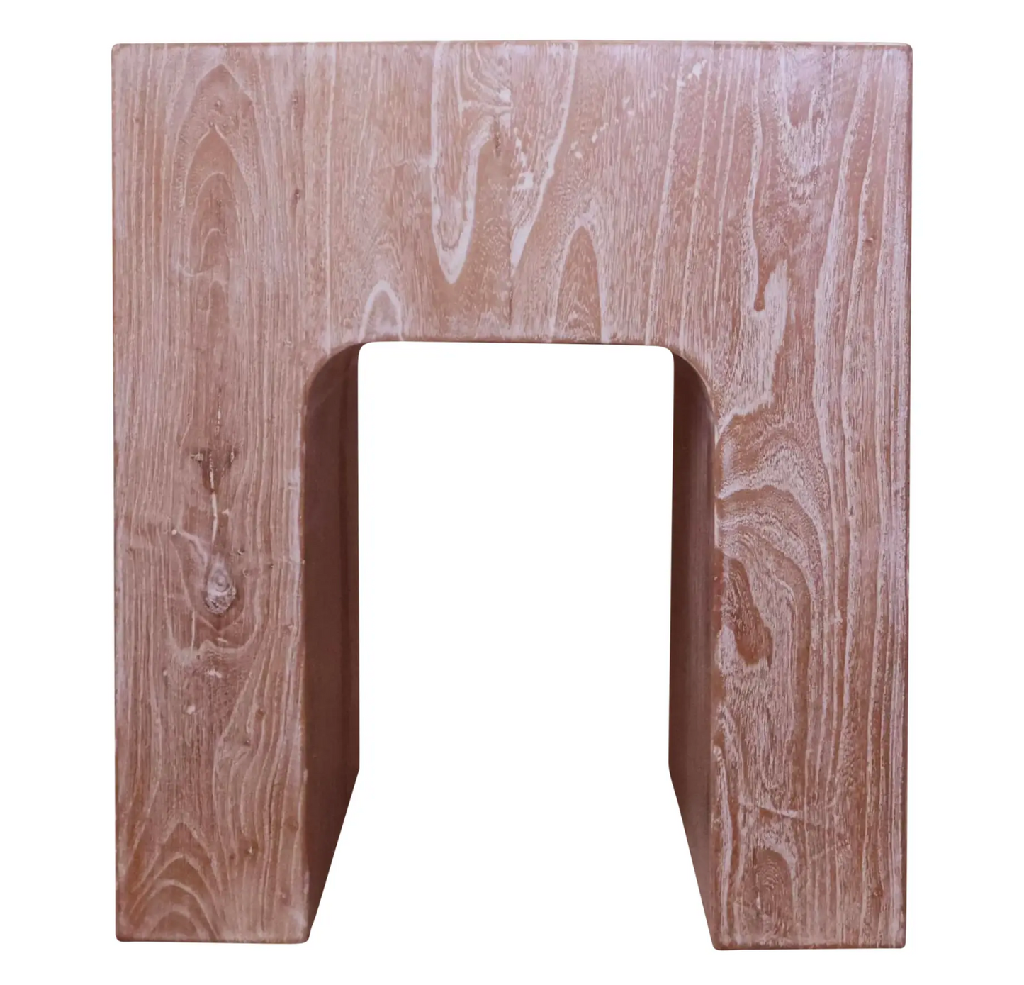 Rustic Modern Wood Side Table