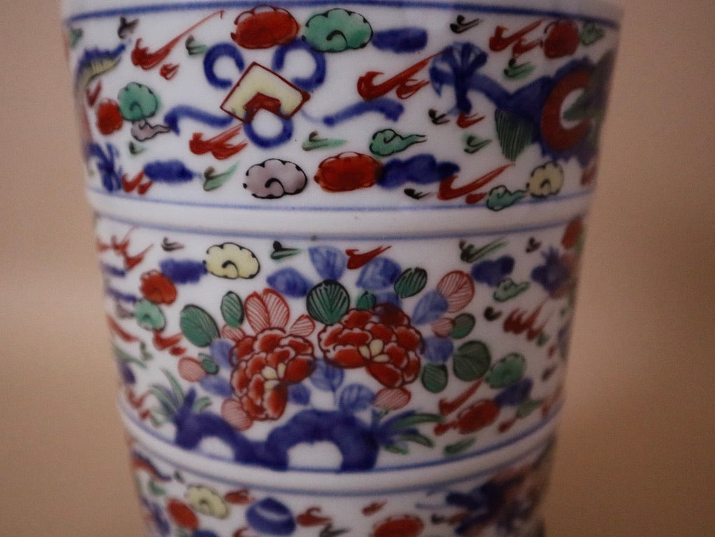 Ming Dragon & Phoenix Lamp