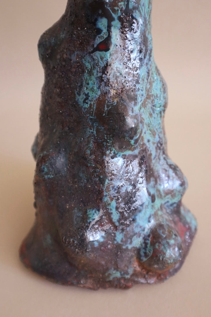 1960s Abstract Brutalist Clay Sculpture