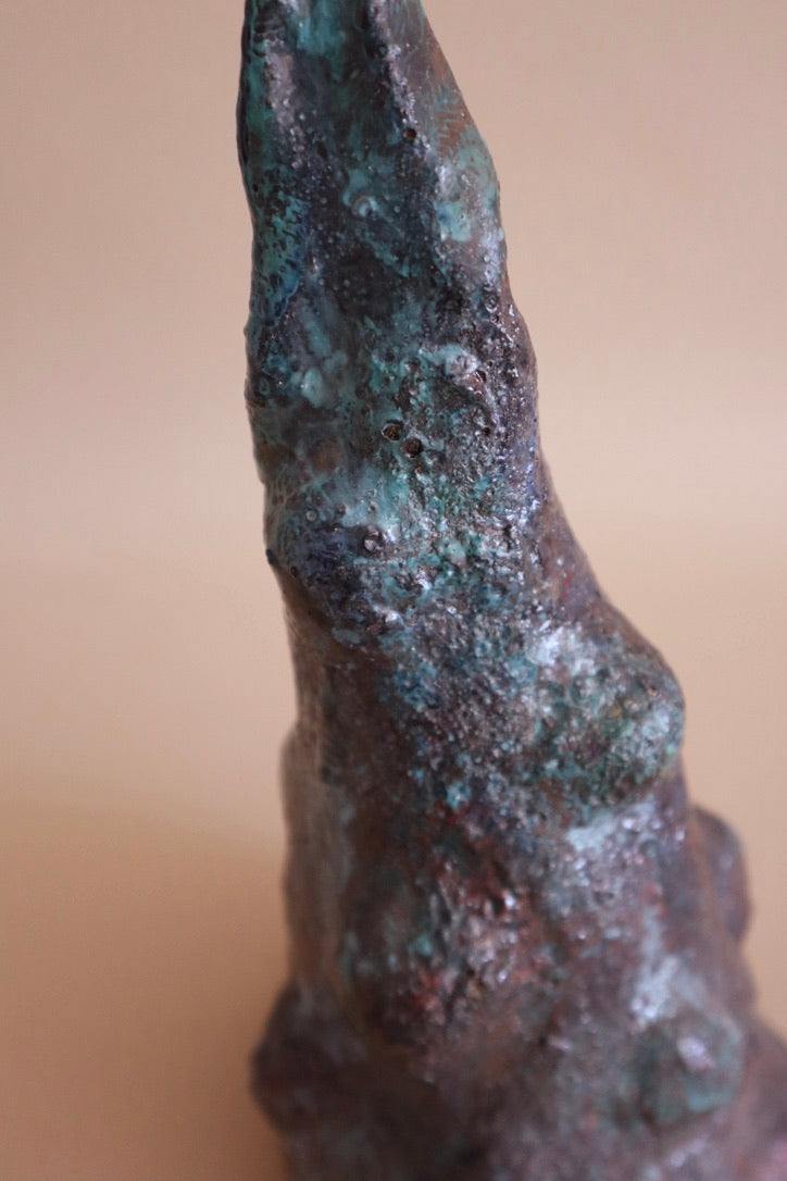 1960s Abstract Brutalist Clay Sculpture