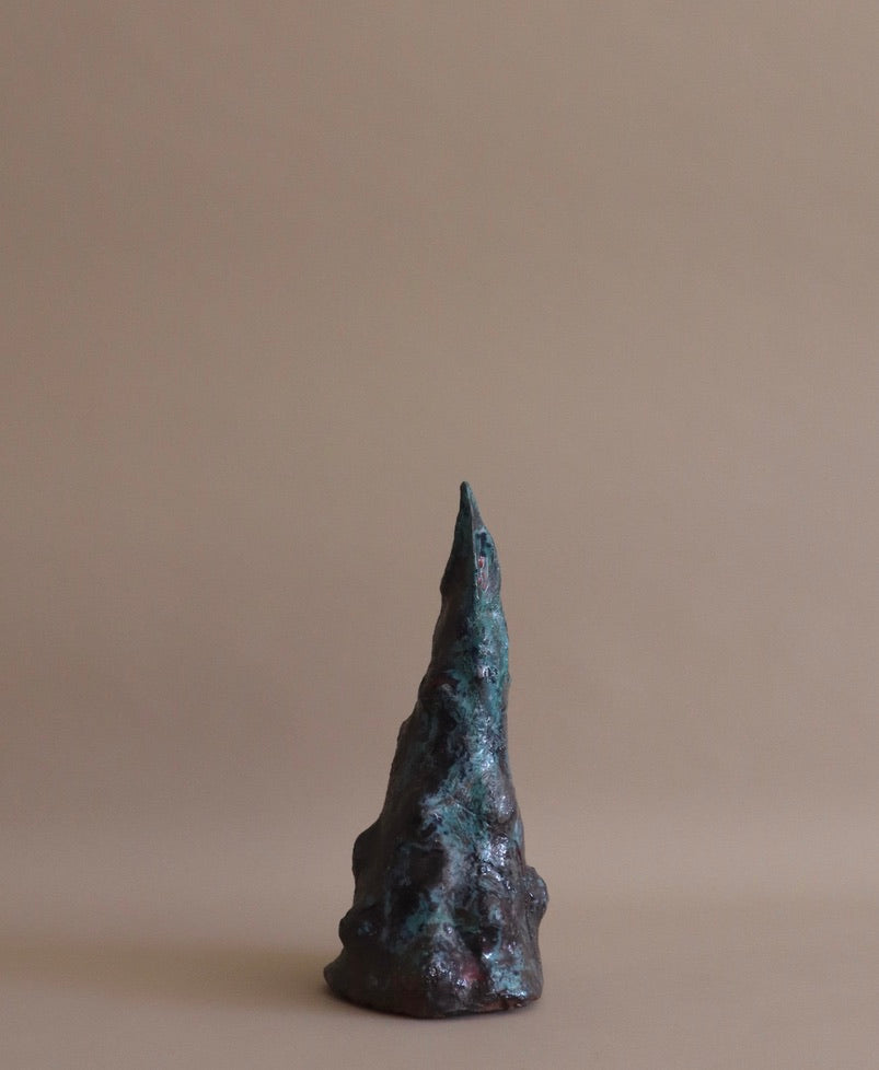 1960s Abstract Brutalist Clay Sculpture