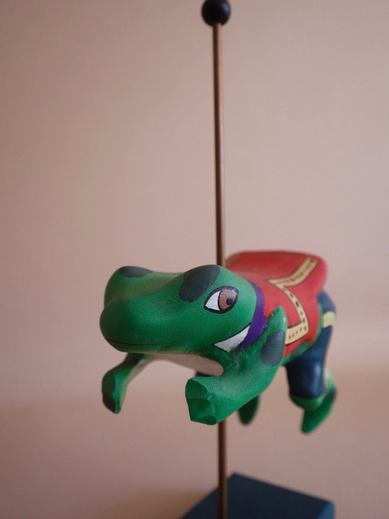 Vintage Carousel Frog