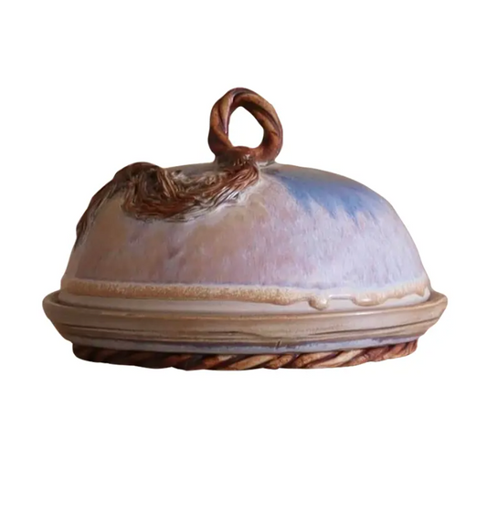 1980s Ceramic Cloche With Intricate Tassel