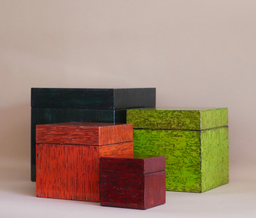 XL Evergreen Lacquer Box