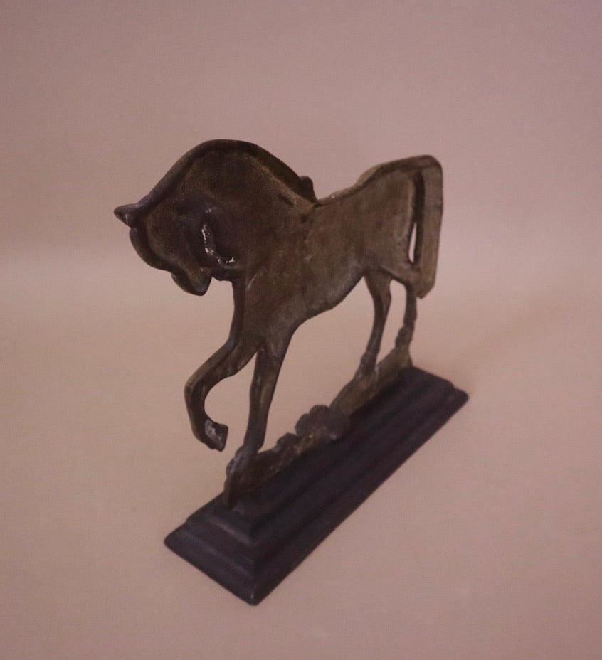 Brass Horse on Stand