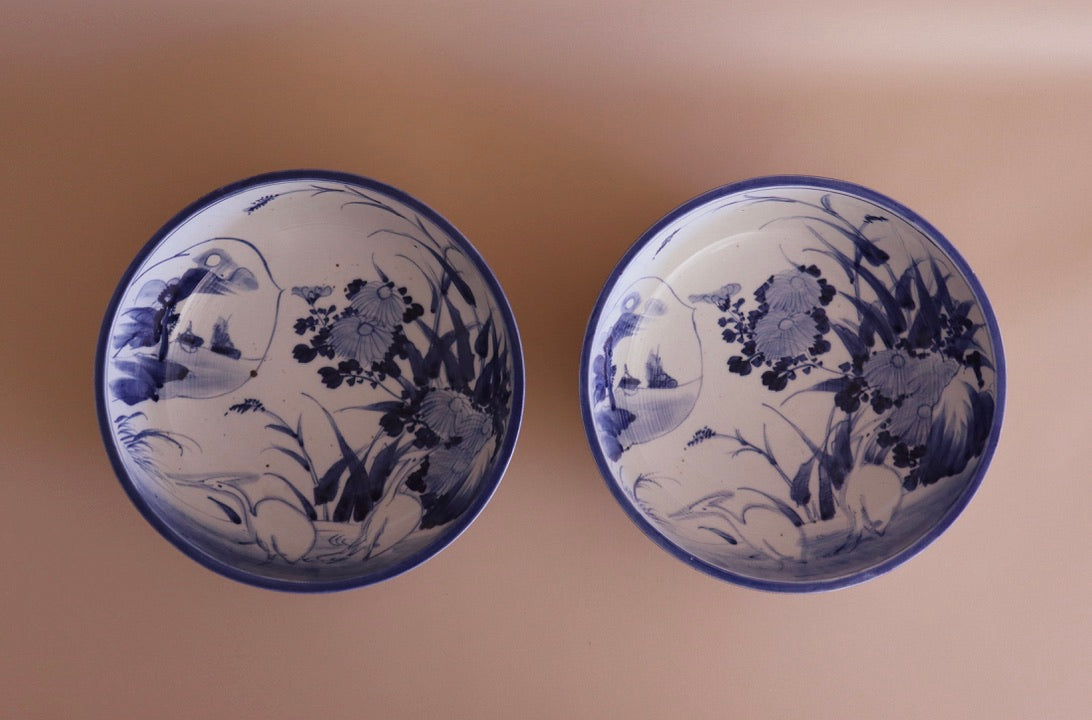 A Pair of Late 20th Century Japanese Bowls