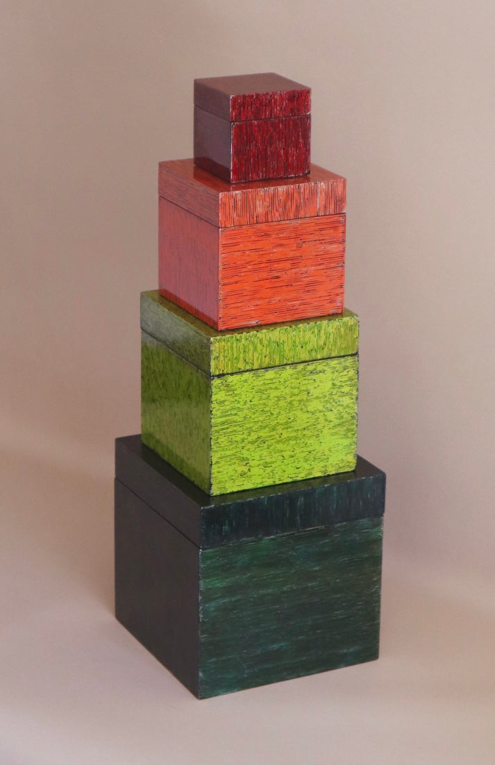 XL Evergreen Lacquer Box