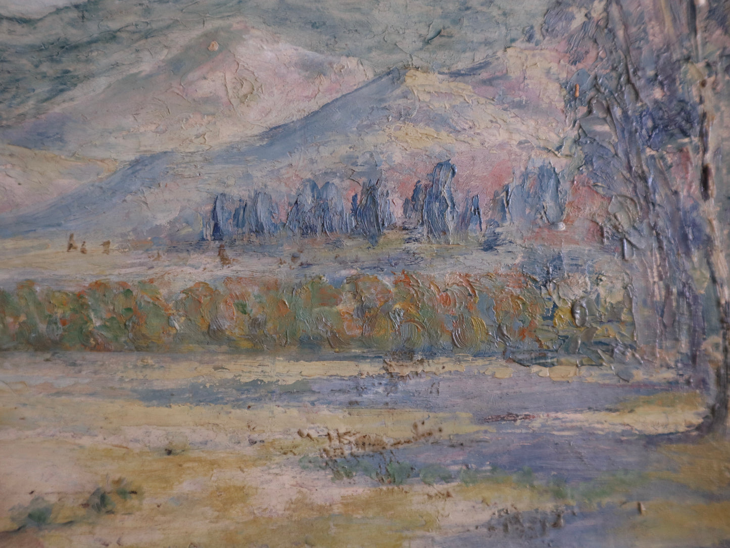 Vintage Oil Landscape Painting
