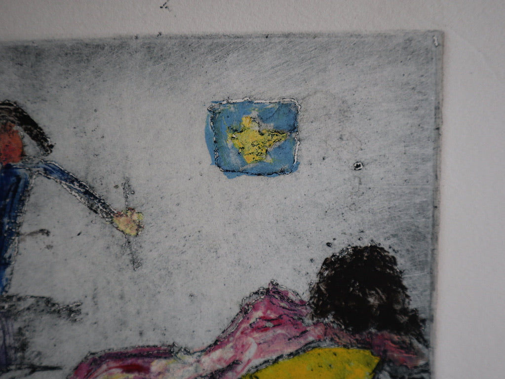1990 James D. Curtis Studio Art Etching