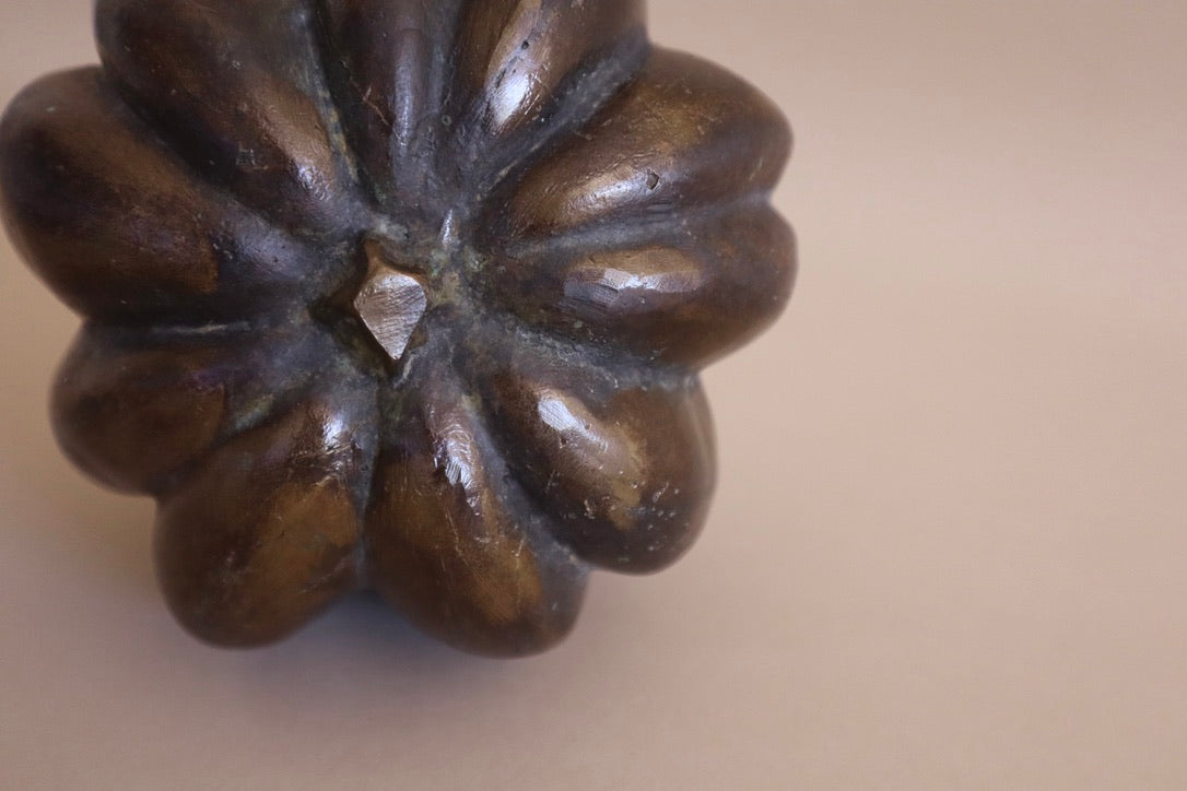 1960s Vintage Mid Century Cast Iron Gourd