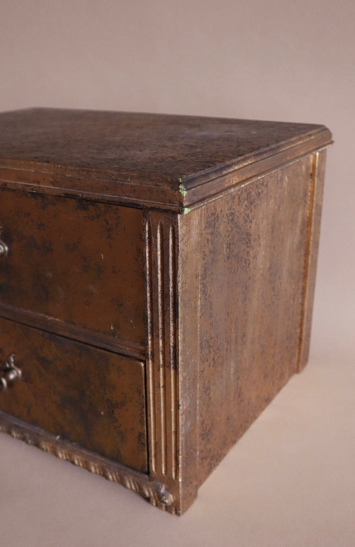 Antique 2-Drawer Sewing Box