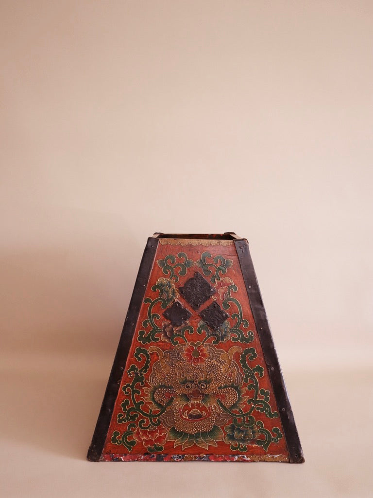 Vintage Tibetan Tapered Bucket