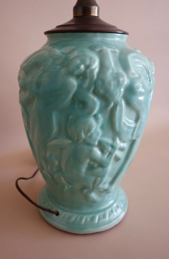 1930s Art Deco Grecian Muses Lamp