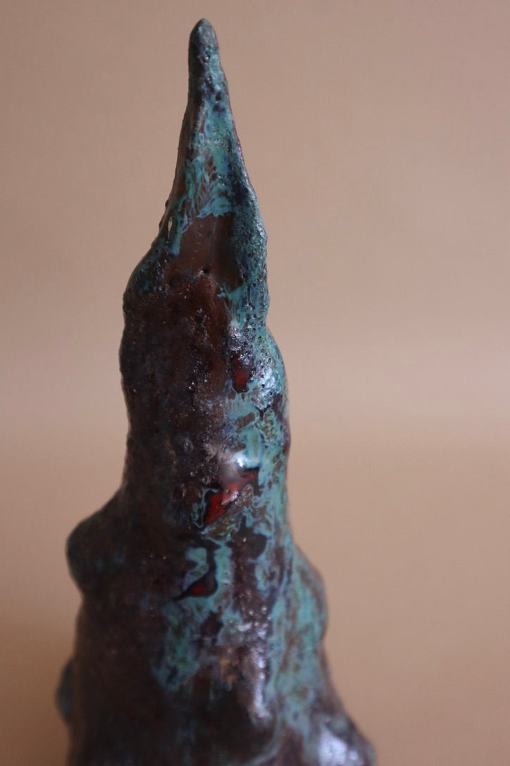 1960s Abstract Brutalist Clay Sculpture