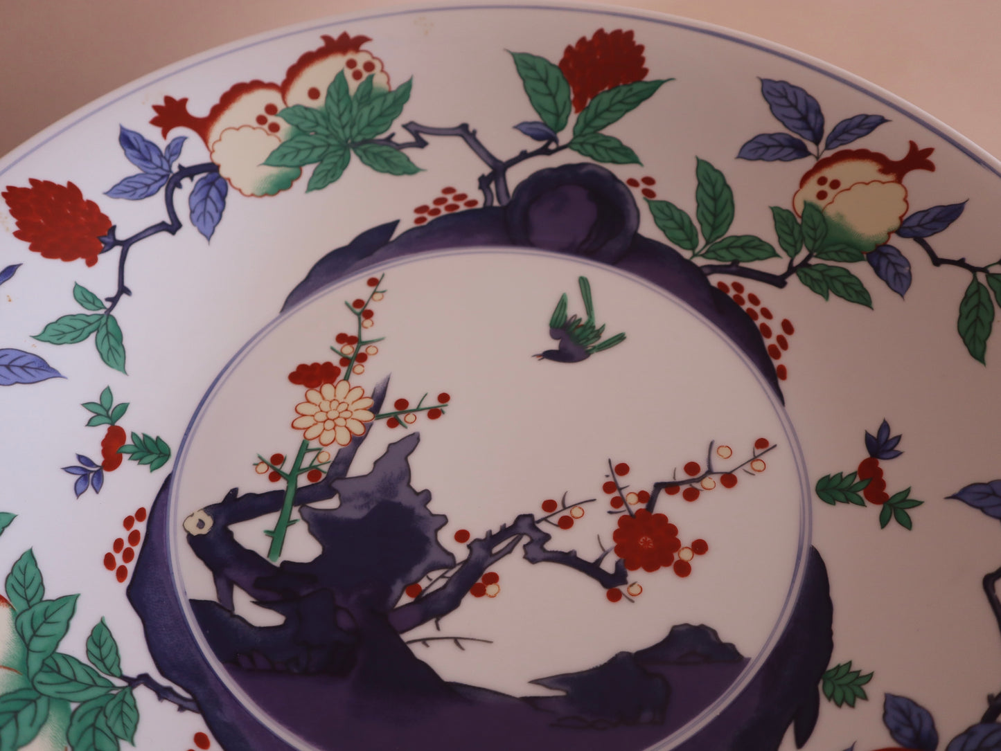 Oversized Vintage Chinese Serving Bowl