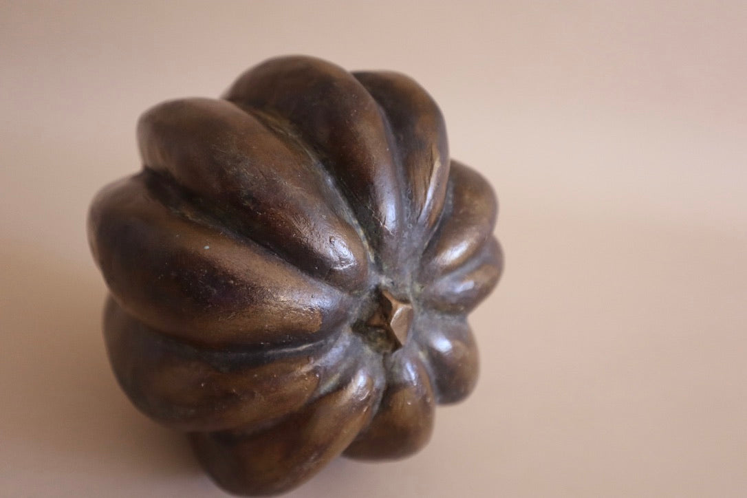 1960s Vintage Mid Century Cast Iron Gourd