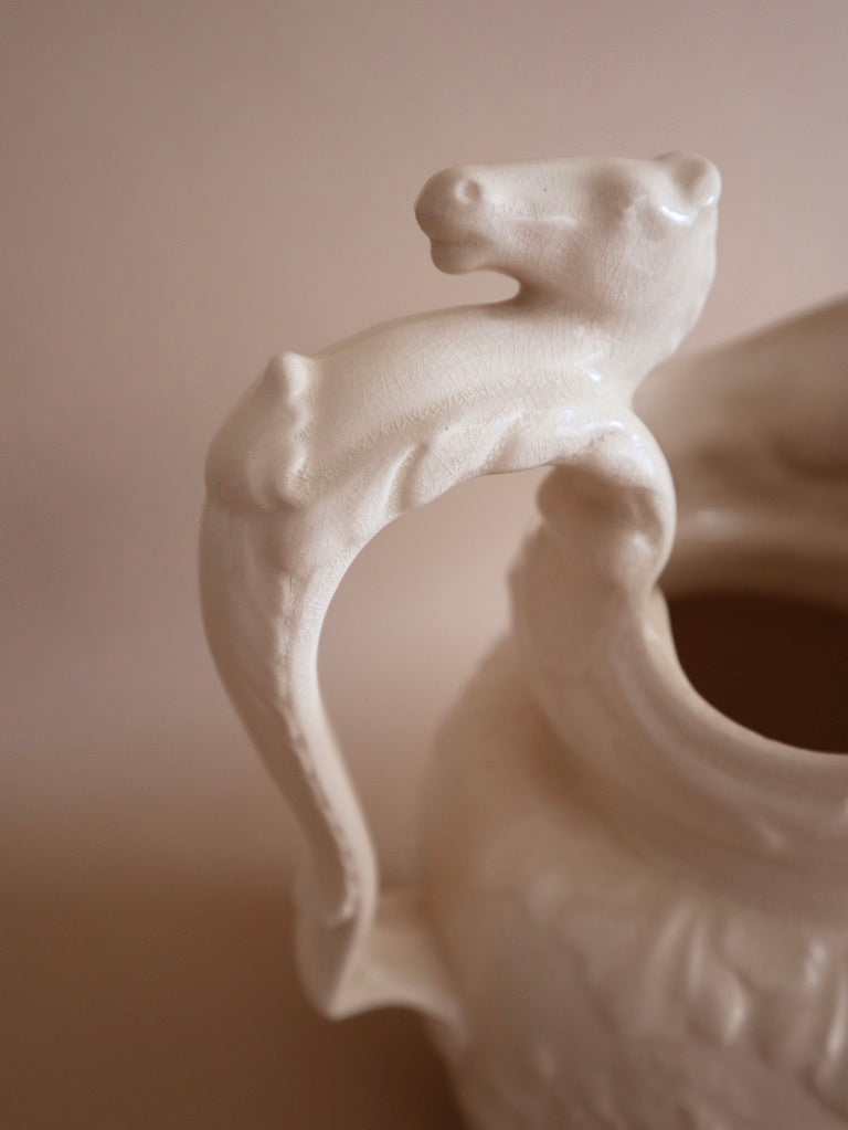 Antique Horse-Handle Pitcher Made in England by Wood