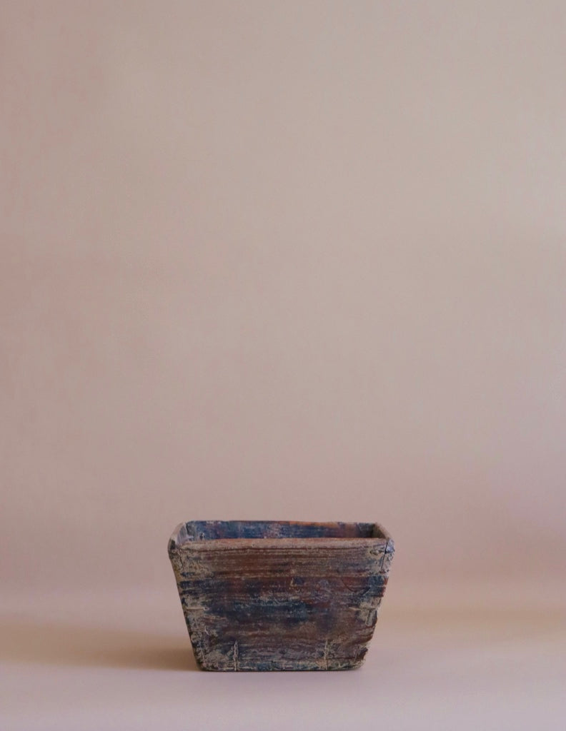 Antique Petite Wooden Basket