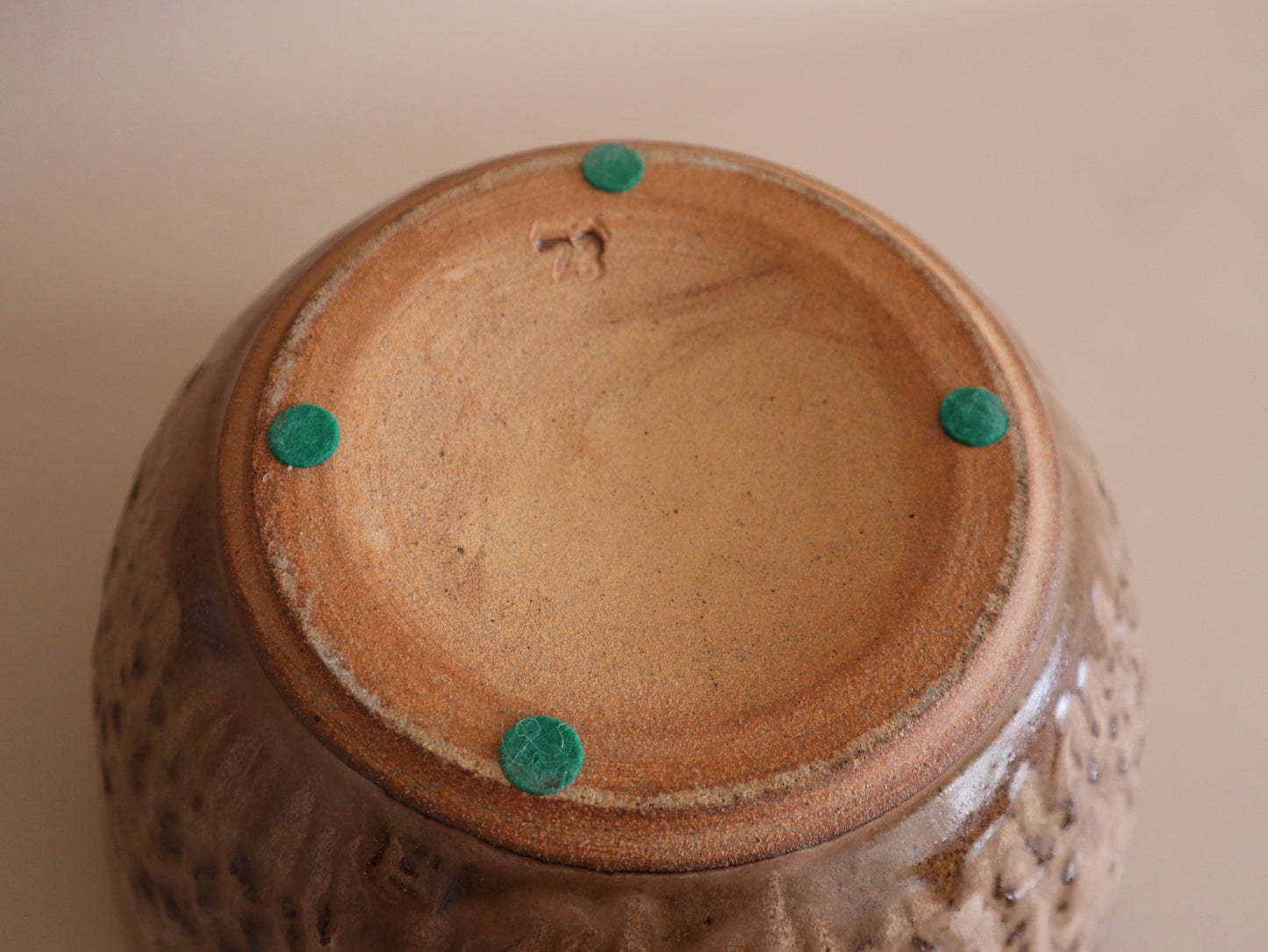 Large 1978 Midcentury Studio Ceramic Bowl