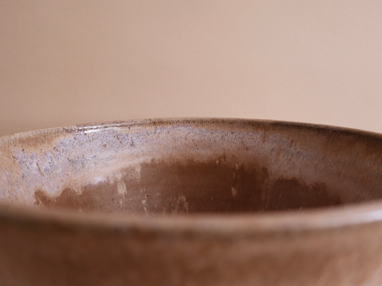 Large 1978 Midcentury Studio Ceramic Bowl