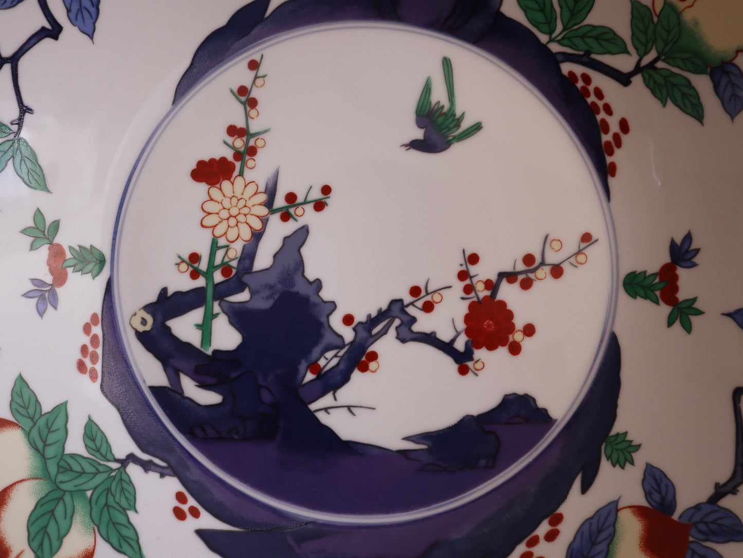 Oversized Vintage Chinese Serving Bowl