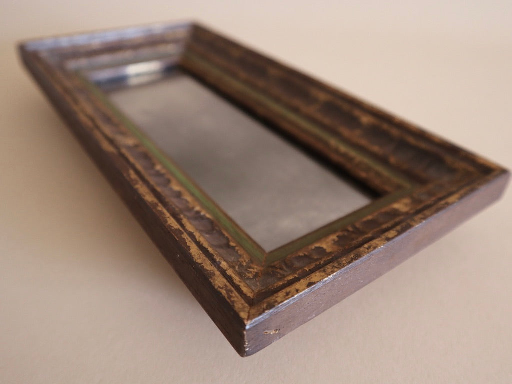 Petite Vintage Smokey Mirror