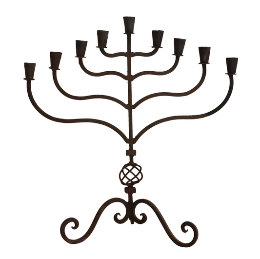 Antique Iron Candelabra