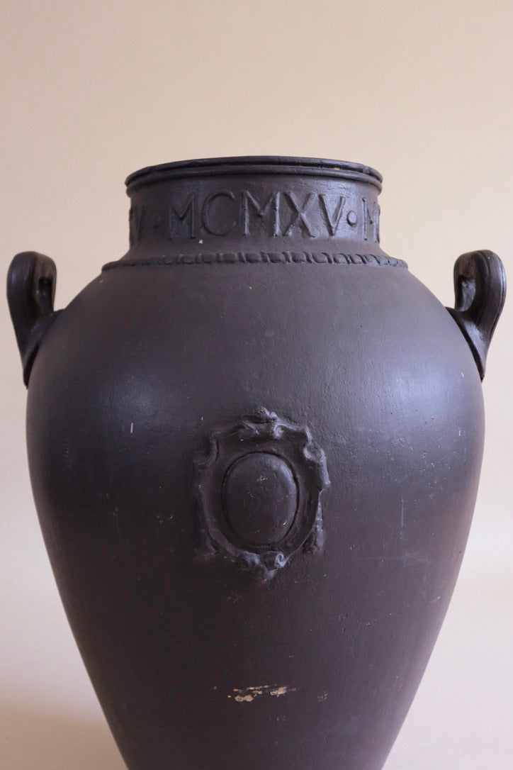 1910s XL Roman Outdoor Urn Planter