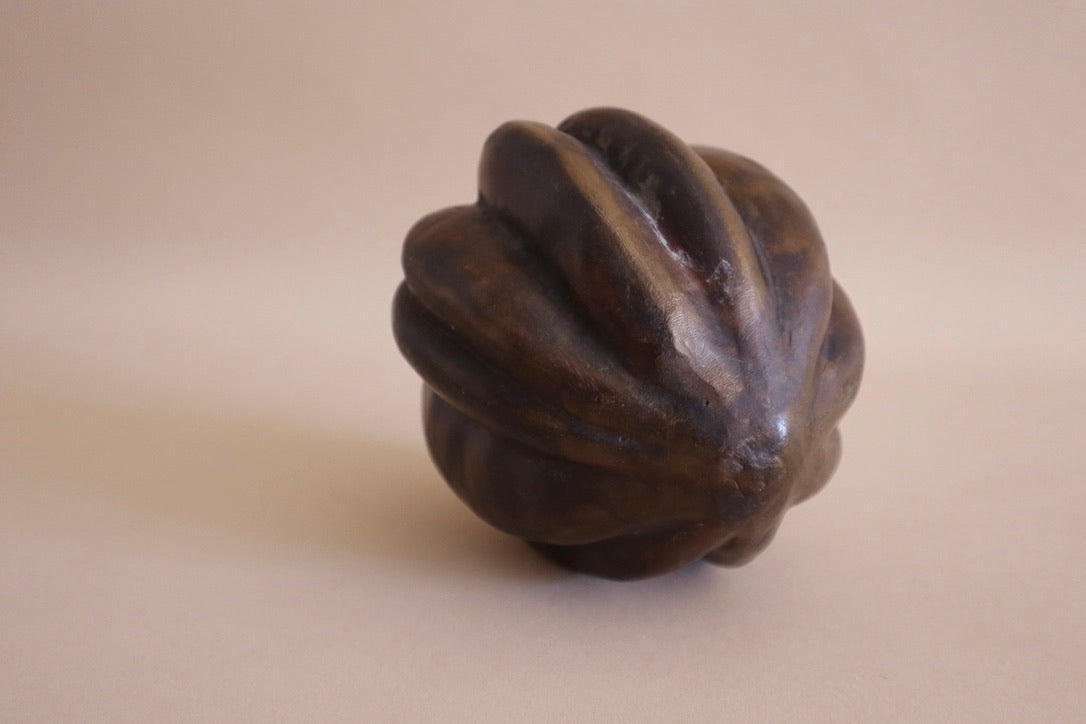 1960s Vintage Mid Century Cast Iron Gourd