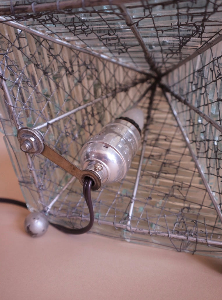 1980s Italian Stacked Glass Lamp