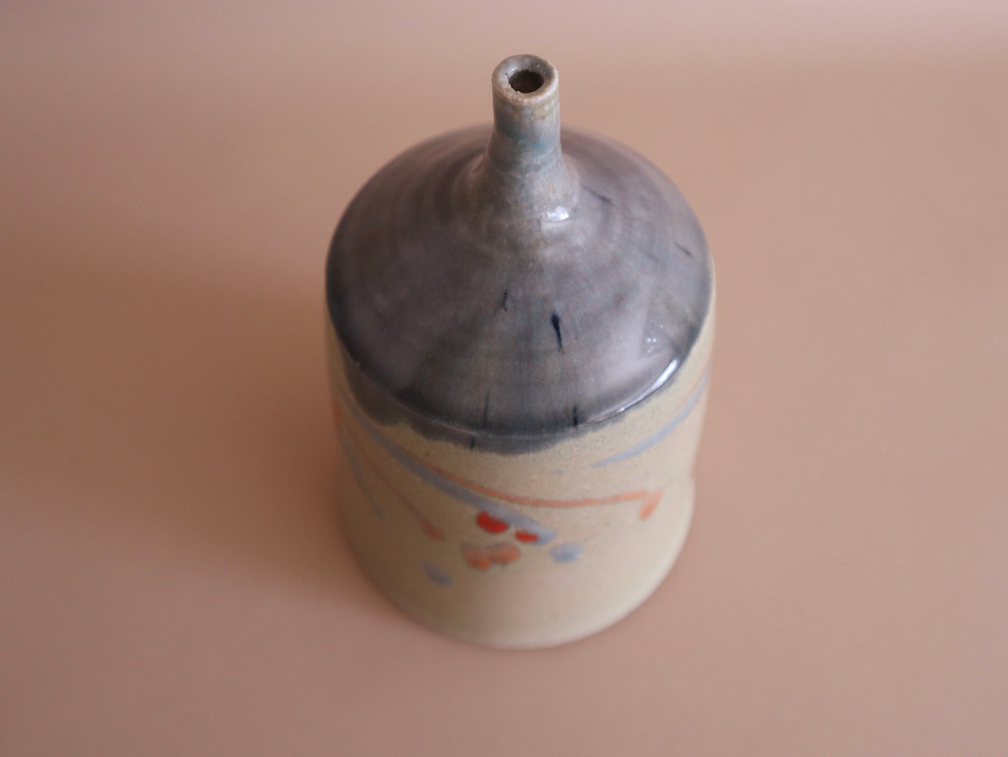 1960 Vintage Midcentury Studio Pottery Stem Vase