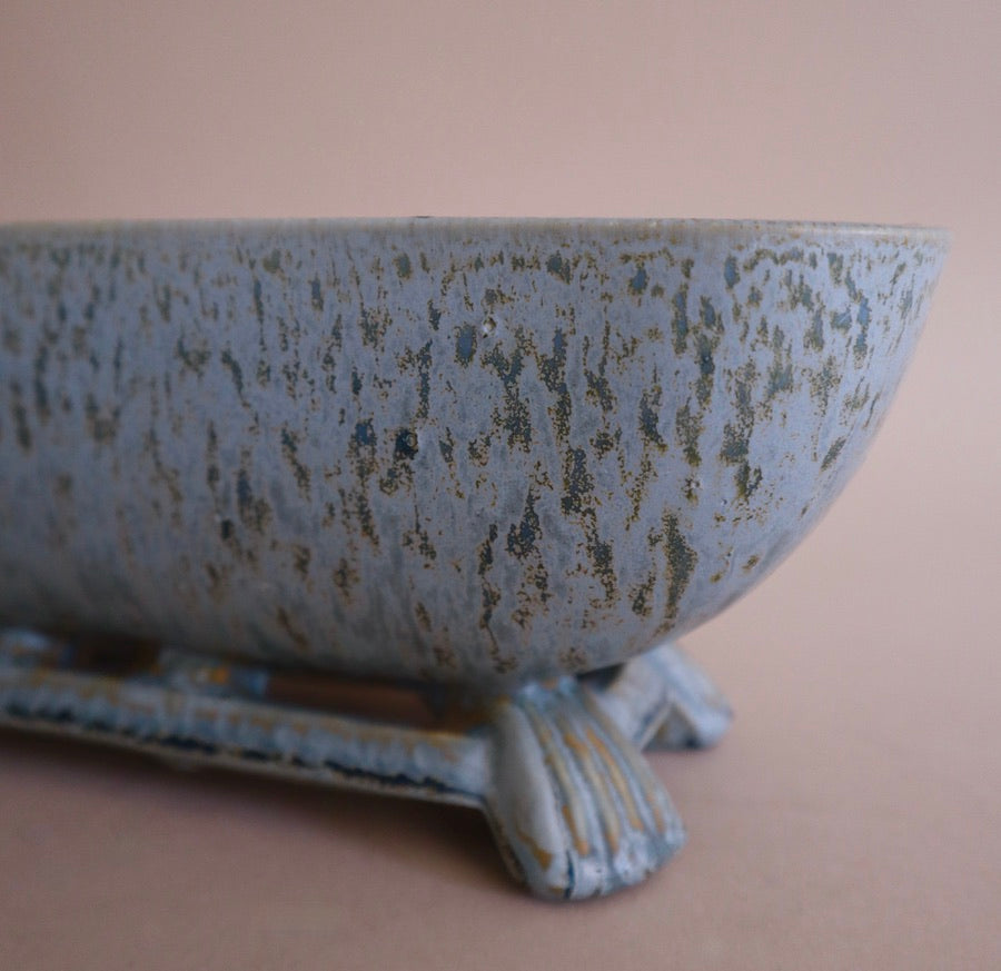 Vintage Signed Studio Pottery Dish