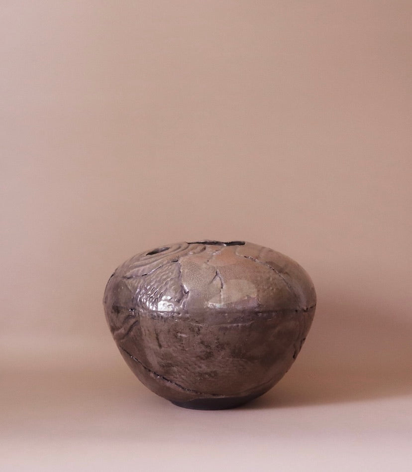 Unique Tony Evans Ceramic Vessel