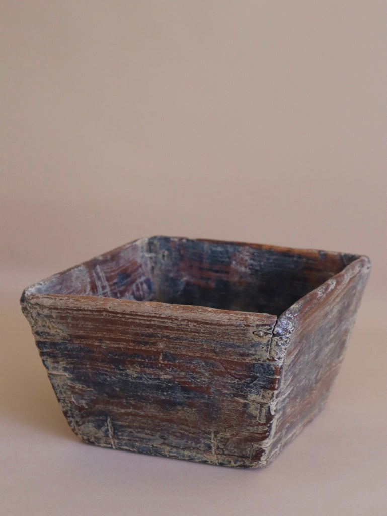 Antique Petite Wooden Basket