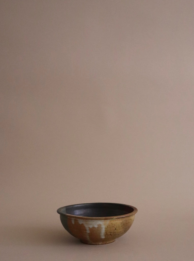 Studio Pottery Multi-Glaze Drip Bowl