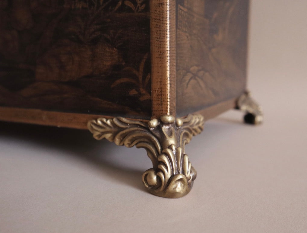 Vintage Chinoiserie Magazine Rack by Chelsea House