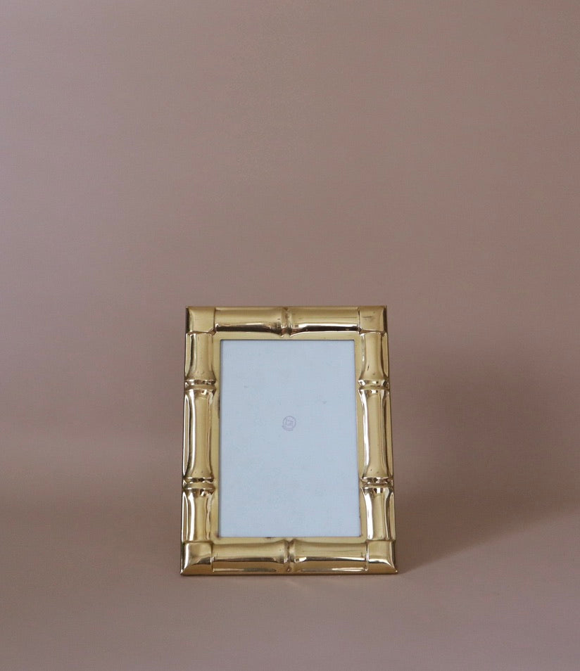 Gold Bamboo Photo Frame