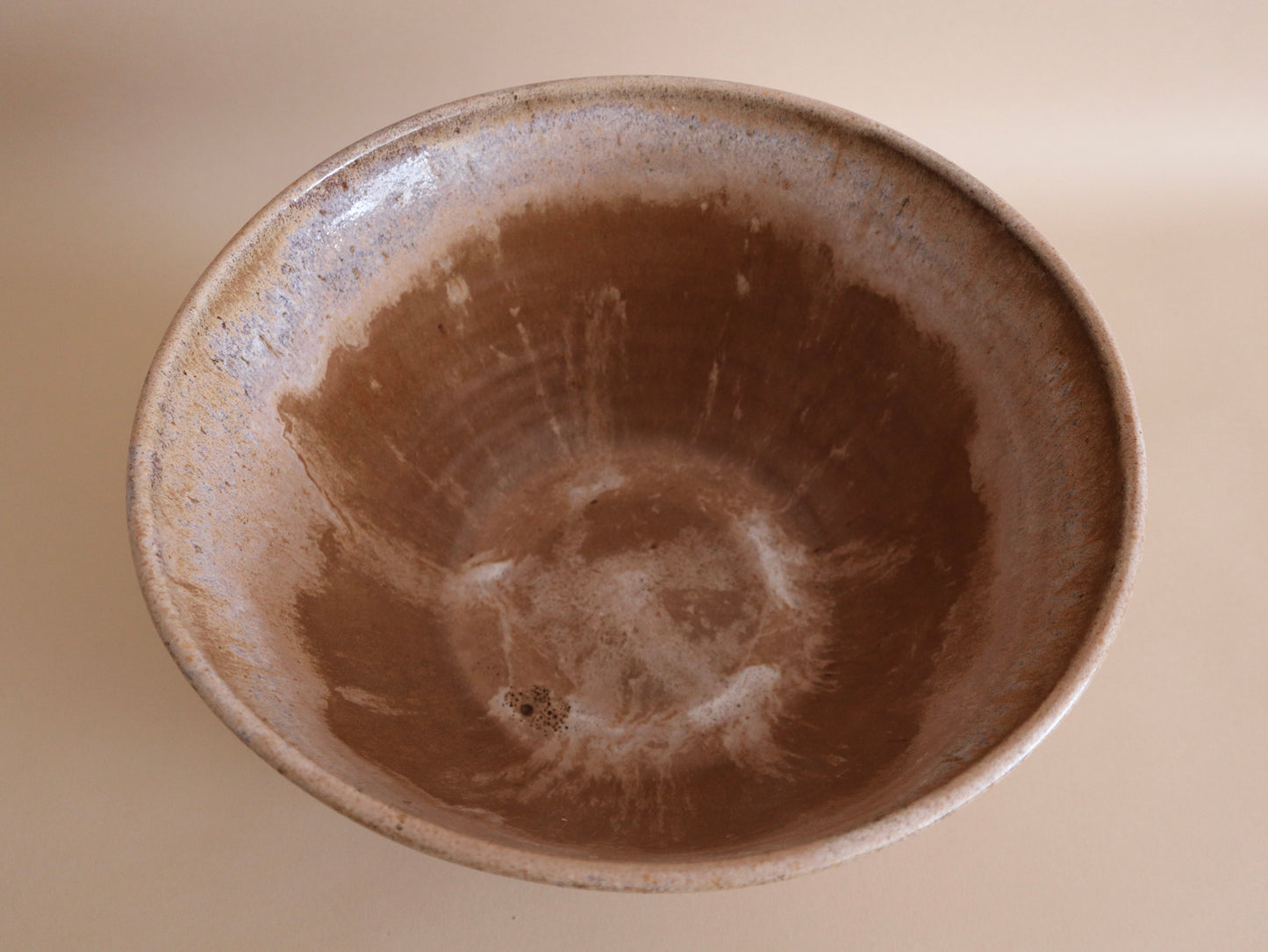 Large 1978 Midcentury Studio Ceramic Bowl