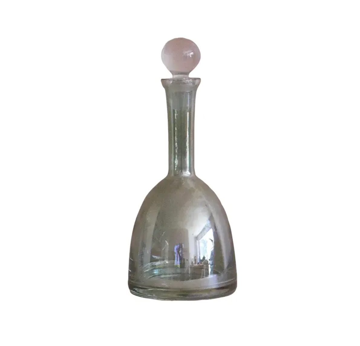 Modern Green Glass Decanter