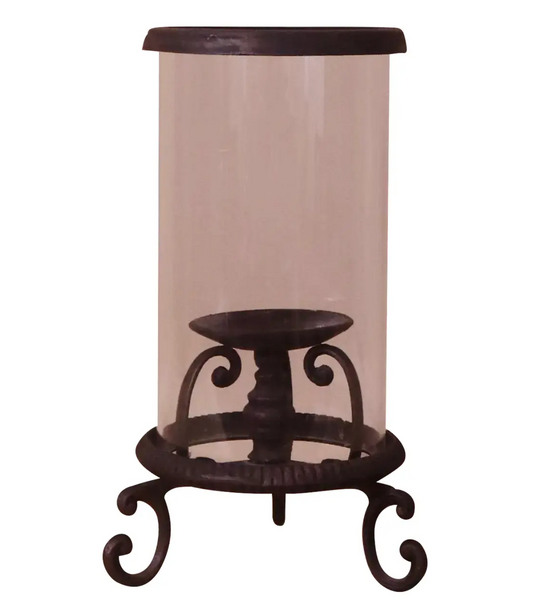 Iron & Glass Candle Votive