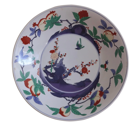Oversized Vintage Chinese Serving Bowl