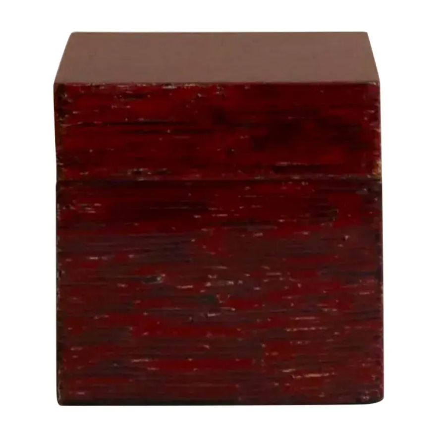 Sm Red Lacquer Box