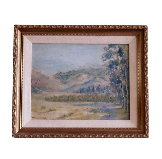 Vintage Oil Landscape Painting